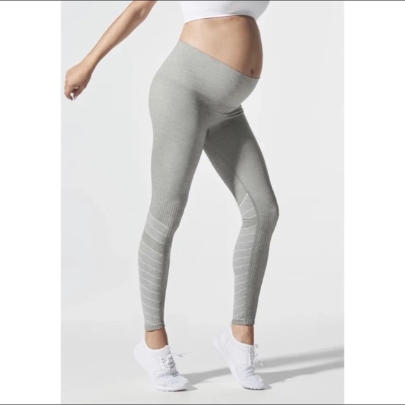 BLANQI Pants - Blanqi Dove Grey Hipster Contour Legging